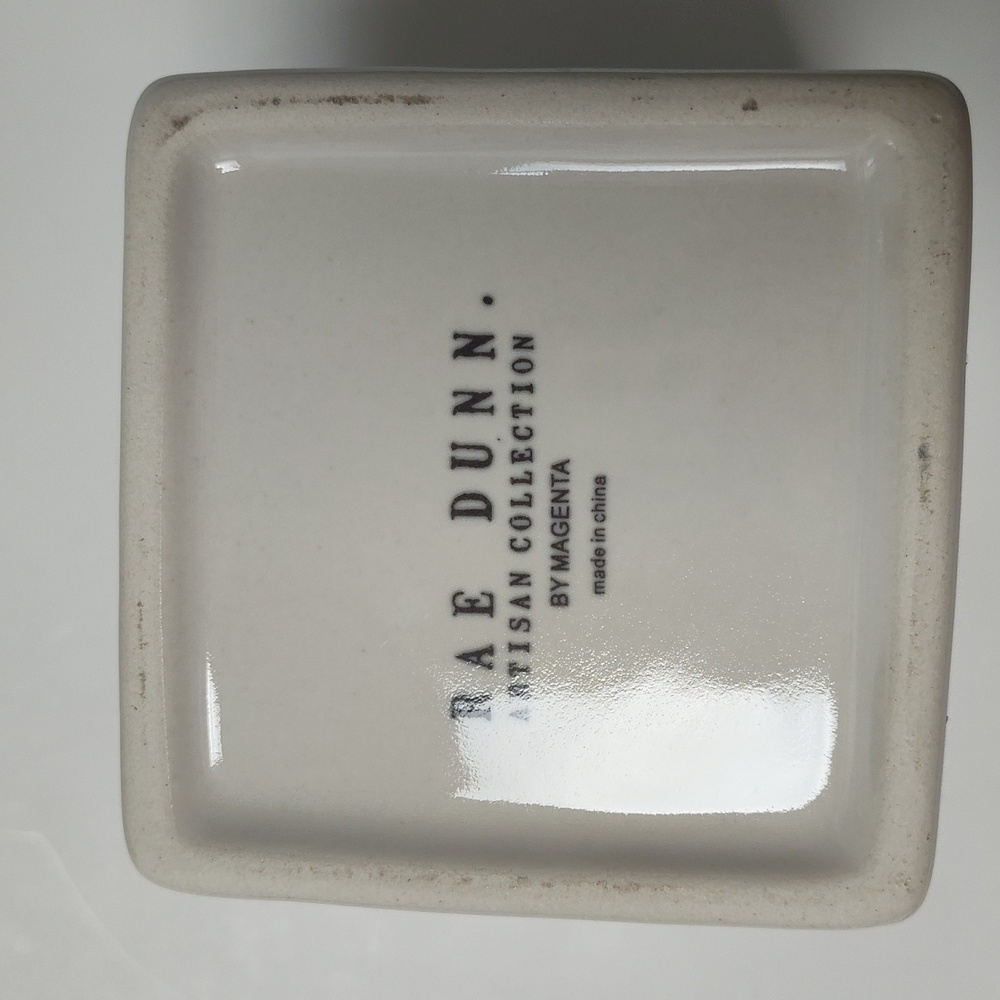 Rae Dunn White Ceramic Pencil Holder - Picture 2 of 4